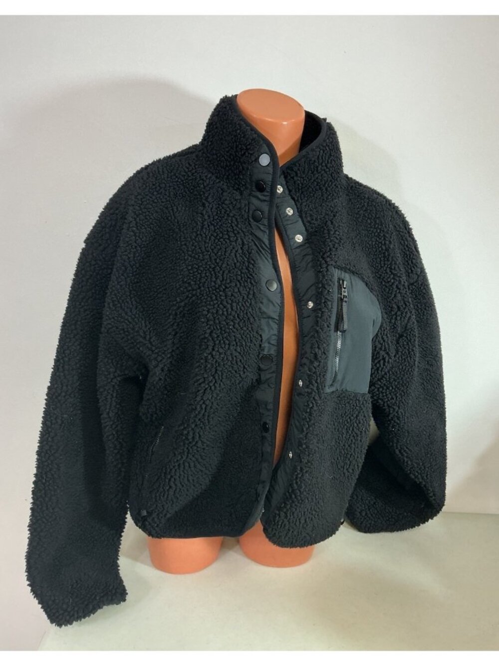 Fabletics Tahoe Teddy Fleece Jacket Womens Medium